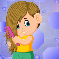 Free online html5 games - Games4king Pretty Combing Girl Escape game 