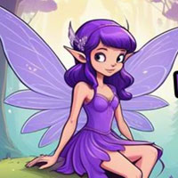 Free online html5 escape games - Magical Purple Fairy Rescue Game