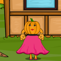 Free online html5 games - Games2Jolly Pumpkin Girl Rescue game - WowEscape 