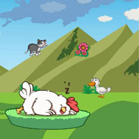 Free online html5 games - G2R Awaken The Sleeping Hen game - WowEscape 
