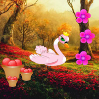Free online html5 games - Wow Trapped Swan Queen Escape game 