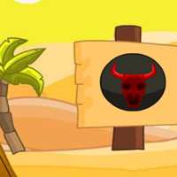 Free online html5 games - G2M Desert Shore Escape game - WowEscape 