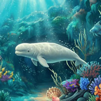 Free online html5 escape games - Blue Abyss,hidden objects