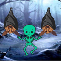 Free online html5 games - Scary Nightmare Forest Escape game 
