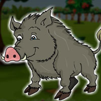 Free online html5 games - G2J Rescue the Wild Boar in Cage game - WowEscape 