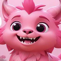 Free online html5 games - Playful Pink Beast Rescue  game - WowEscape 