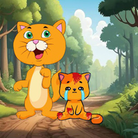 Free online html5 games -  Wow Save Injured Cat Baby game 