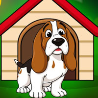 Free online html5 escape games - G2J Feed to the Basset Hound Dog
