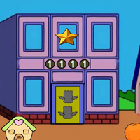 Free online html5 games - Gold Treasure From Cartoon House game - WowEscape 