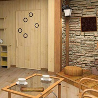 Free online html5 games - Wooden Forest House game 