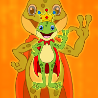 Free online html5 games - Games2Jolly Cute Frog King Escape game 