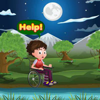 Free online html5 games - Wow Disabled Boy Escaped Forest game 
