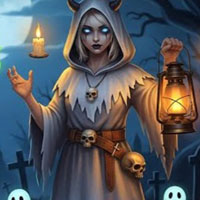 Free online html5 games - Haunted Grave Spirit Escape  game 