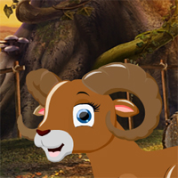 Free online html5 games - Games4King Happy Lamb Rescue Escape game 