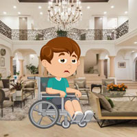Free online html5 games - Wow Help The Disability Boy game - WowEscape 