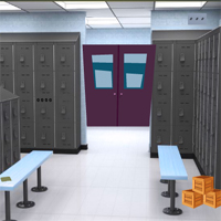Free online html5 games - GenieFunGames Players Locker Room Escape game 