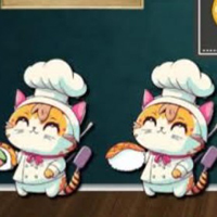 Free online html5 games - Find Chef Cat Leo game - WowEscape 