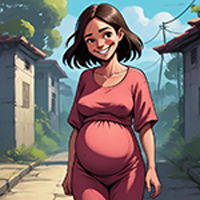 Free online html5 games - Pregnant Girl Rescue Game game - WowEscape 
