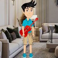 Free online html5 games - Escape The Guitar Boy HTML5 game 
