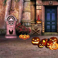 Free online html5 games - Mirchi The Big Cemetery Halloween Escape game - WowEscape 