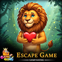 Free online html5 escape games - Loving Lion Escape Game