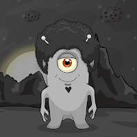 Free online html5 games - G2J Funny Alien Escape game 