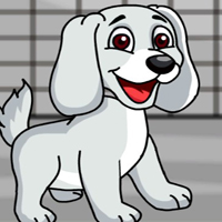 Free online html5 games - G2J Rescue the White Puppy from Cage game 