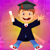 Free online html5 games - Games4king Happy Graduated Boy Escape game 