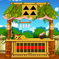Free online html5 games - G2J Wooden Roof House Escape game 