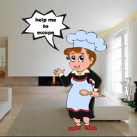 Free online html5 games - Wow Help Trapped Chef Girl game - WowEscape 