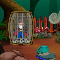 Free online html5 games - G2J Old Man Warrior Escape  game - WowEscape 