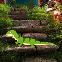 Free online html5 escape games -  Assist The Injured Lizard