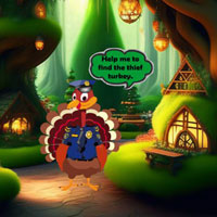 Free online html5 games - Wow Locate The Thief Turkey game - WowEscape 