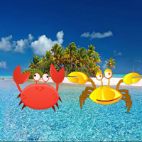 Free online html5 games -   Beach Crab Pair Escape HTML5 game - WowEscape 