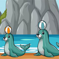 Free online html5 escape games - G2M Beach Turtle Net Escape