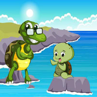 Free online html5 games - Wow Tortoise Saves The Infant game 