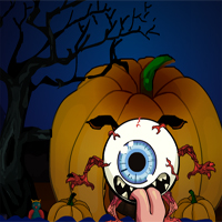 Free online html5 games - Games4Escape Spooky Creature Rescue game 