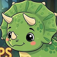 Free online html5 escape games - Playful Triceratops Escape