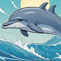 Free online html5 games - Jumping Dolphin Rescue Game game - WowEscape 