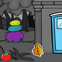 Free online html5 games - G2J Black And White Forest Man Hunger Escape game - WowEscape 