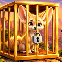 Free online html5 escape games - Rescue the Trapped Fennec Fox