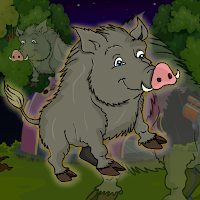 Free online html5 games - G2J Release The Wild Boar From Cage  game - WowEscape 
