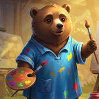 Free online html5 escape games - G4K Artistic Bear Rescue