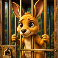 Free online html5 escape games - Rescue the Baby Wild Kangaroo