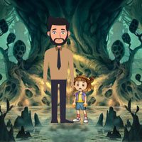 Free online html5 games - G2R Spooky Land Family Escape game - WowEscape 