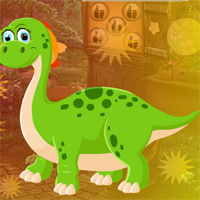 Free online html5 games - Games4King Dinosaur Cub Escape game - WowEscape 
