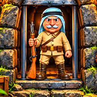 Free online html5 escape games - Help the Trapped Commando