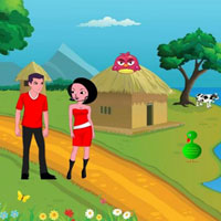 Free online html5 escape games - Couple Visited Relatives House