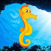 Free online html5 games - Hiddenogames Easy Escape-Seahorse game 