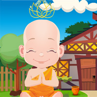 Free online html5 games - Games4King Cute Baby Buddha Rescue game 
